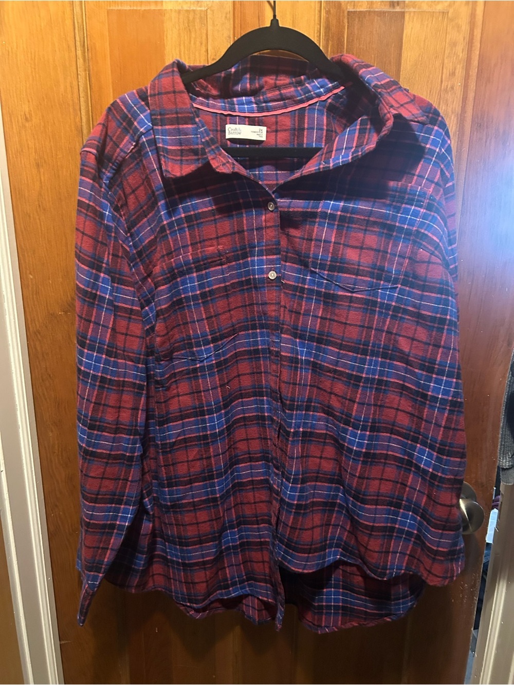 Women’s Flannel Button-Up Shirt